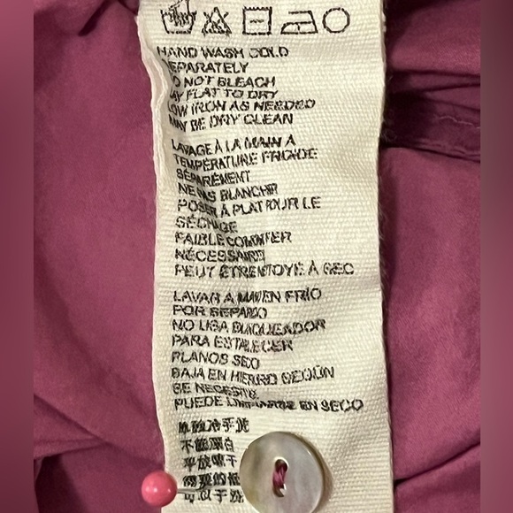 Cleobella Jess Azalea Ruffled Puff Sleeve Blouse, size Large - Picture 7 of 7